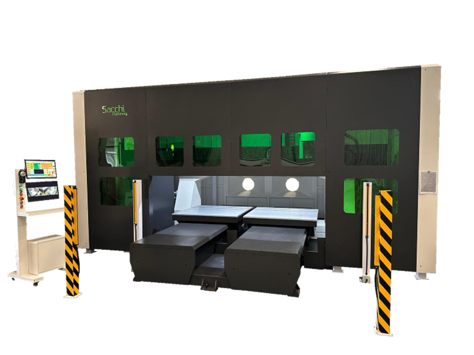 Centro CNC 5 Ejes - Puente Gantry y estructura